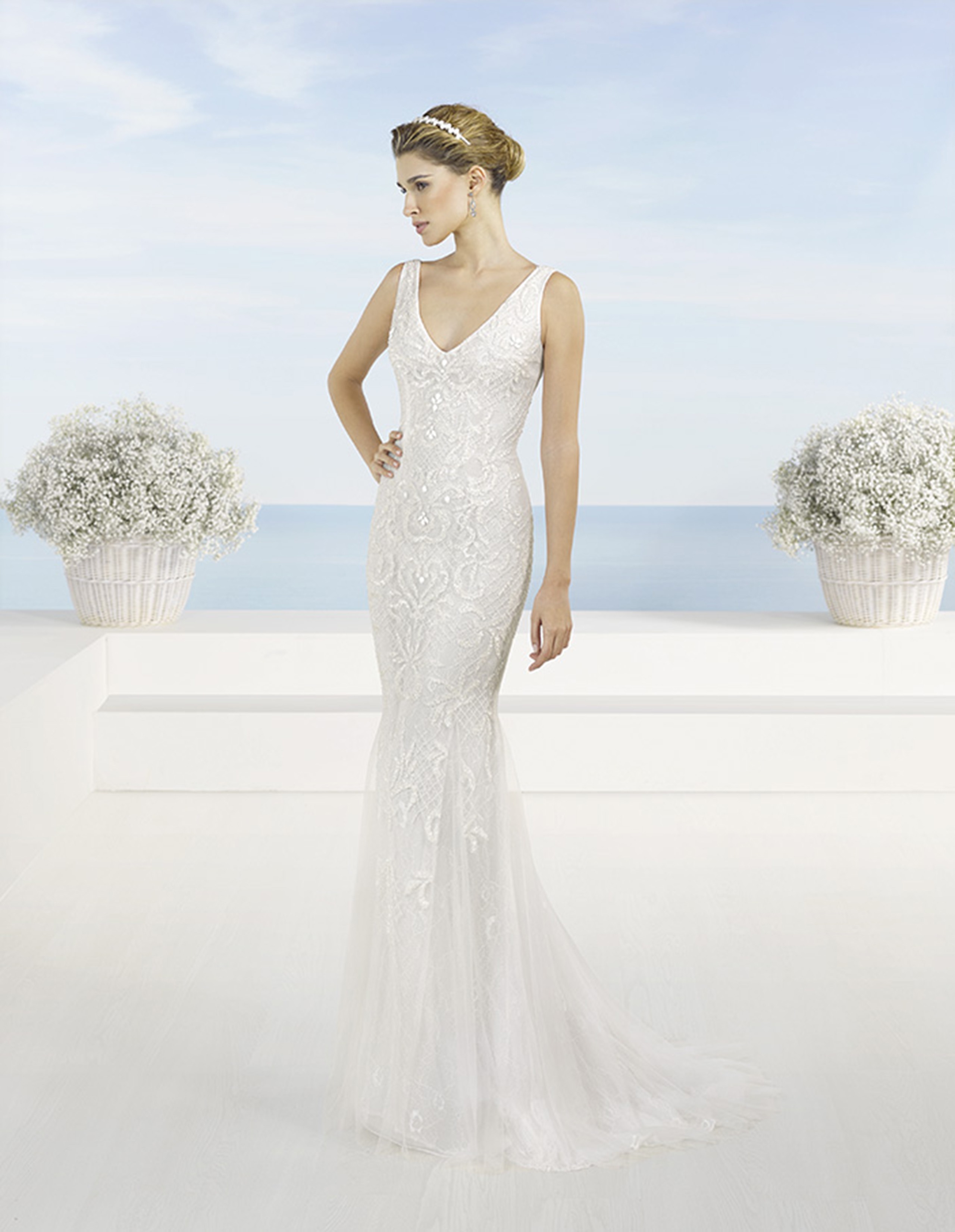 Tahir Vestido de Luna Novias 2016