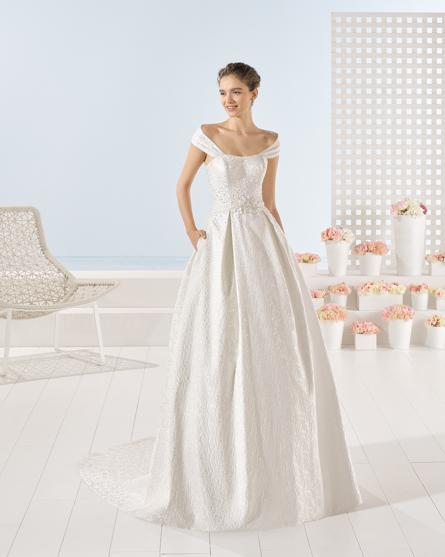 Yute Vestido de Luna Novias 2017