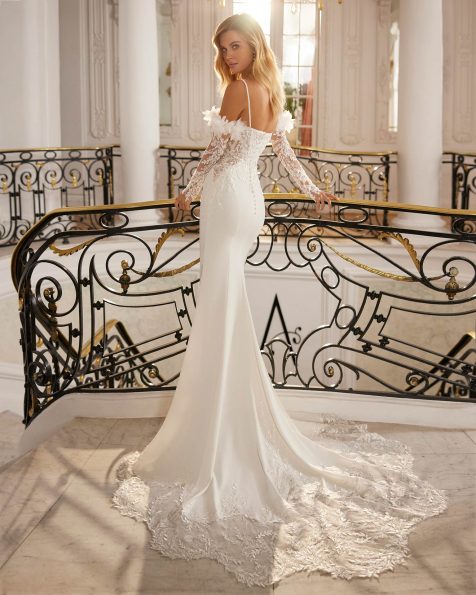 chinese dress ladies Custom Made Sexy Mermaid Wedding Dress 2025 – Detachable Train, Beaded –  HER SHOP main image 0
